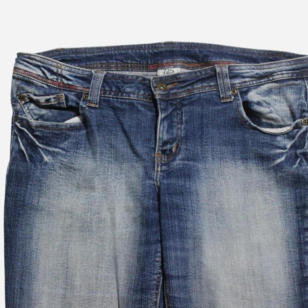 Womens Vintage Y2K 725 Originals Low-rise Bootcut Rare Fade Jeans - Picture 4 of 8